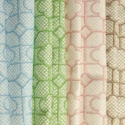 Sale Mrs. Alice Green Bamboo Trellis Fabric