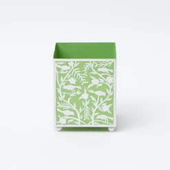 Online Mrs. Alice Green Floral Tole Tissue Box