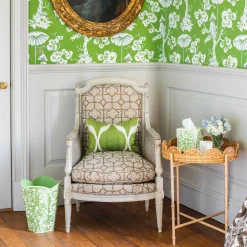 Online Mrs. Alice Green Floral Tole Tissue Box