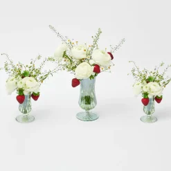 New Mrs. Alice Green Fluted Vase Set