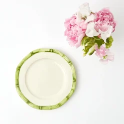 Outlet Mrs. Alice Green Geometric Bamboo Starter Plate (Set Of 4)