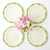 Online Mrs. Alice Green Geometric Bamboo Starter Plate (Set Of 4)