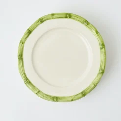 Best Mrs. Alice Green Geometric Bamboo Starter Plate (Set Of 4)