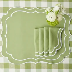 Best Mrs. Alice Green Gingham Tablecloth