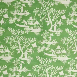 Best Mrs. Alice Green Pagoda Garden Fabric