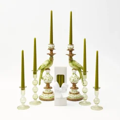 Outlet Mrs. Alice Green Parrot Candlescape