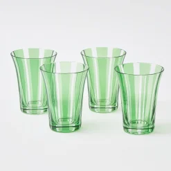 Hot Mrs. Alice Green Positano Glasses (Set Of 4)