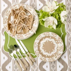 Outlet Mrs. Alice Grey Horn Cutlery Set (5 Piece)