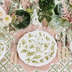 Clearance Mrs. Alice Hand Painted Hummingbird Dinner Plate