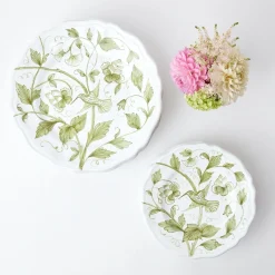 Clearance Mrs. Alice Hand Painted Hummingbird Dinner Plate