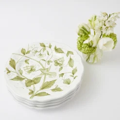 Clearance Mrs. Alice Hand Painted Hummingbird Dinner Plate
