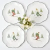Online Mrs. Alice Heidi & Hans Skier Dinner Plate (Set Of 4)