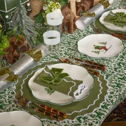 Mrs. Alice Heidi & Hans Skier Starter Plates (Set Of 4)