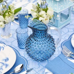 Online Mrs. Alice Hobnail Navy Glasses & Jug Set