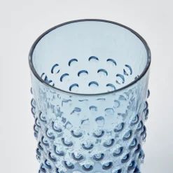 Outlet Mrs. Alice Hobnail Navy Glasses (Set Of 6)