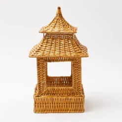 Best Mrs. Alice Honey Rattan Pagoda Lantern
