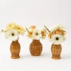 Mrs. Alice Honey Rattan Vase (Set Of 3)