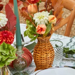 Hot Mrs. Alice Honey Rattan Vase (Set Of 3)