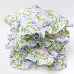 Clearance Mrs. Alice Hydrangea Seat Pad Cushions (Set Of 4)