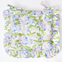 Clearance Mrs. Alice Hydrangea Seat Pad Cushions (Set Of 4)