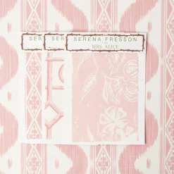 Outlet Mrs. Alice Ikat Stripe Fabric