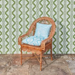 Sale Mrs. Alice Ikat Stripe Fabric