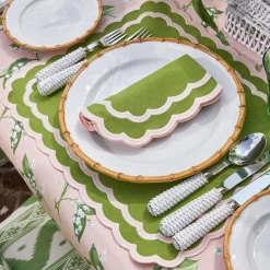 Online Mrs. Alice Isla Green & Pink Placemats & Napkins (Set Of 4)
