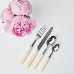 Hot Mrs. Alice Ivory Cutlery Set (4 Piece)