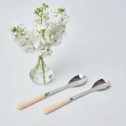 Hot Mrs. Alice Ivory Salad Servers