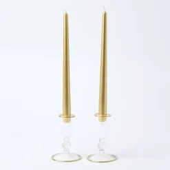 Online Mrs. Alice Joy Gold Fluted Candle Holder (Pair)