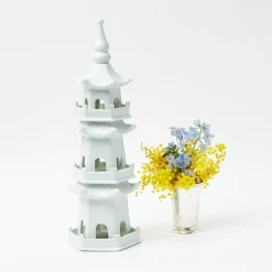 Best Mrs. Alice Large White Porcelain Pagoda
