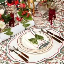 Mrs. Alice Liberty Candy Cane Napkins (Set Of 4)