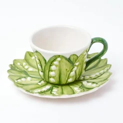 Sale Mrs. Alice Lily Of The Valley Breakfast Cup & Saucer