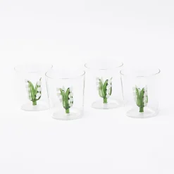 Discount Mrs. Alice Lily Of The Valley Glasses (Set Of 4)