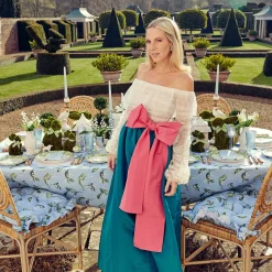 Mrs. Alice Lily Of The Valley Linen Set