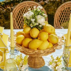 Online Mrs. Alice Luciana Rattan Scalloped Bowl