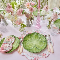 Outlet Mrs. Alice Marguerite Pink Candle Holders (Pair)