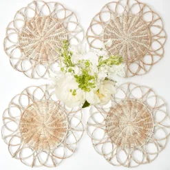 Hot Mrs. Alice Meredith Woven Placemats (Set Of 4)