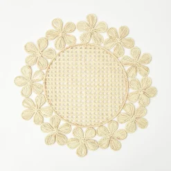 Best Mrs. Alice Mia Woven Rattan Placemats (Set Of 4)