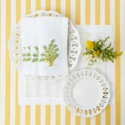 Online Mrs. Alice Mimosa White Linen Napkins (Set Of 4)