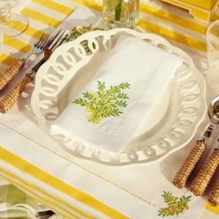 Online Mrs. Alice Mimosa White Linen Napkins (Set Of 4)
