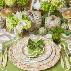 Hot Mrs. Alice Moss Green Tulip Glasses (Set Of 4)