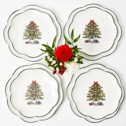 Online Mrs. Alice Christmas Tree Starter Plate (Set Of 4)