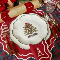 Online Mrs. Alice Christmas Tree Starter Plate (Set Of 4)