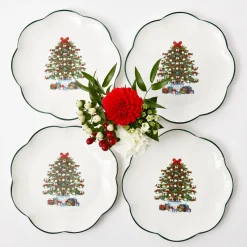 Online Mrs. Alice Christmas Tree Dinner Plate (Set Of 4)