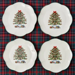 Online Mrs. Alice Christmas Tree Dinner Plate (Set Of 4)
