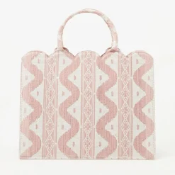 Online Mrs. Alice Tote Bag (Pink Ikat)
