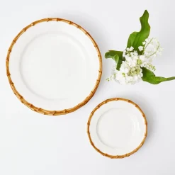 Sale Mrs. Alice Nancy Bamboo Dinner & Starter Plates (Set Of 8)