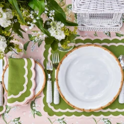 Sale Mrs. Alice Nancy Bamboo Dinner & Starter Plates (Set Of 8)