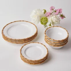 New Mrs. Alice Nancy Bamboo Dinner Plate (Set Of 4)